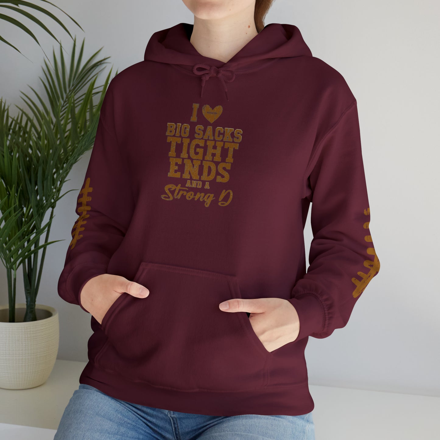 I Love Big Sacks Hooded Sweatshirt