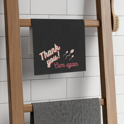 Thank You Cum Again Personal Towel