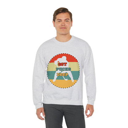 Get Pucks Deep Hockey Sweatshirt