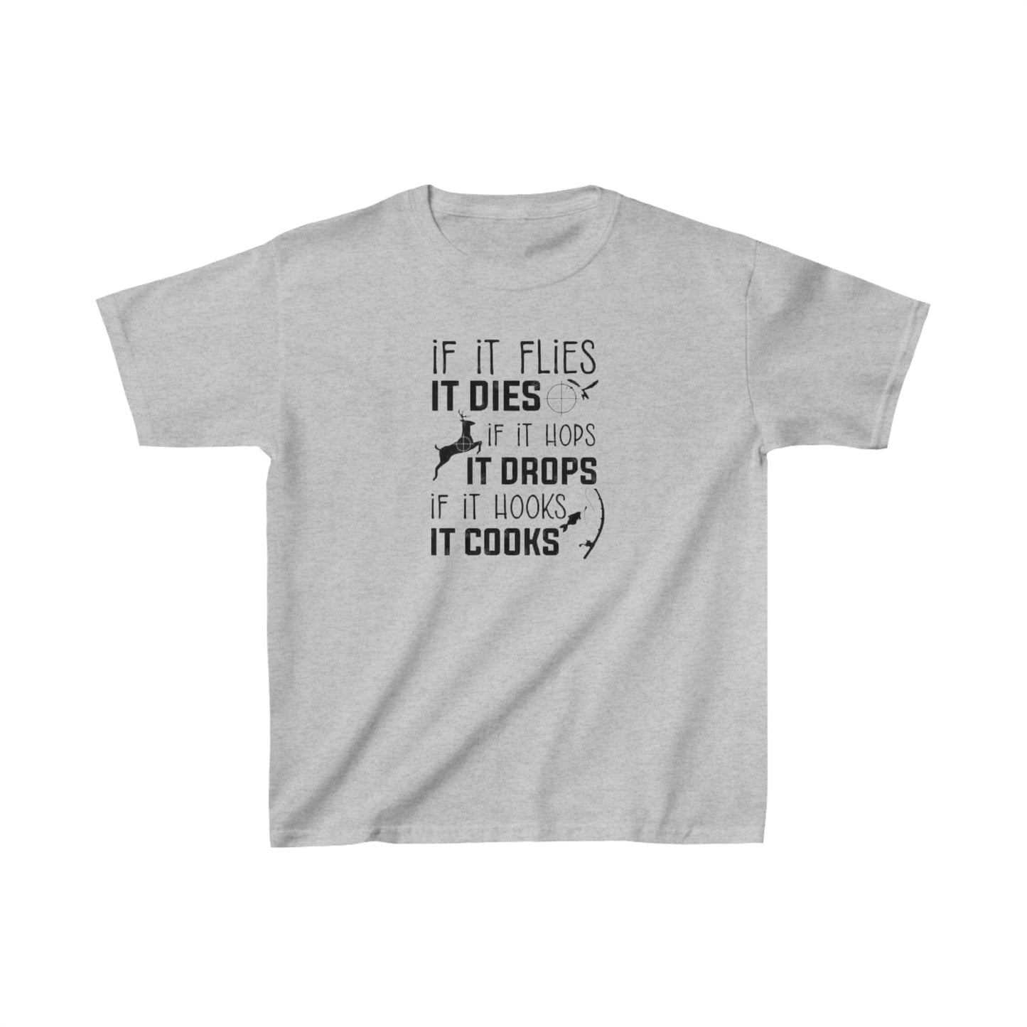 If It Flies It Dies Kids Tee