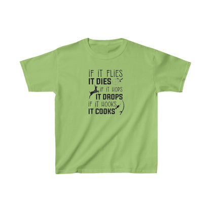 If It Flies It Dies Kids Tee