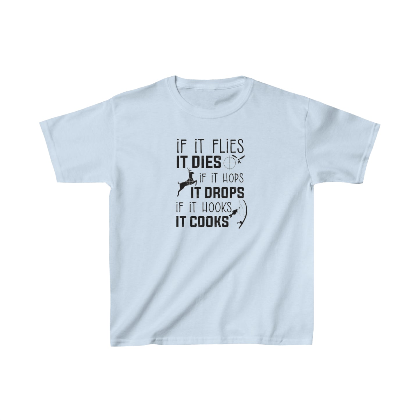 If It Flies It Dies Kids Tee