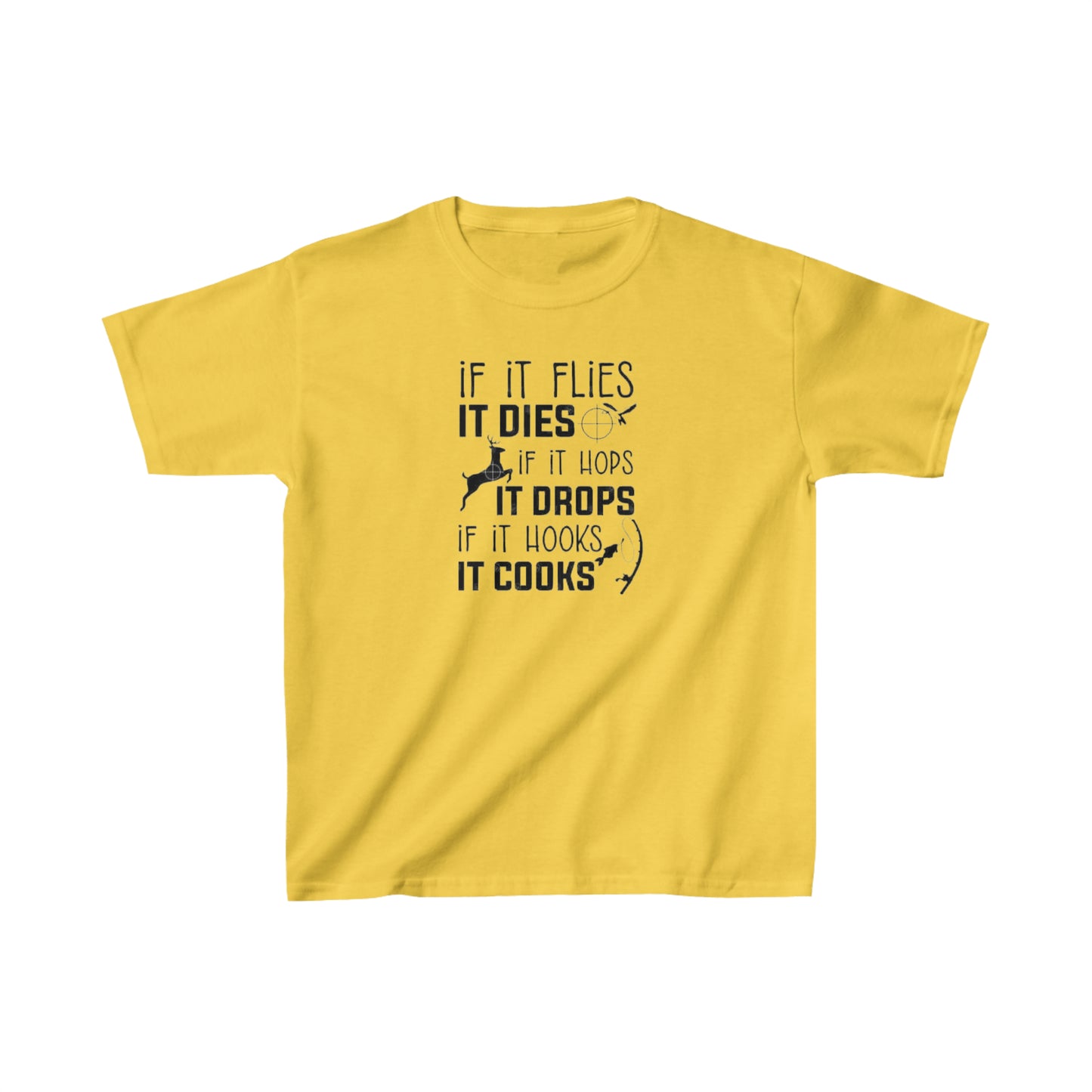 If It Flies It Dies Kids Tee