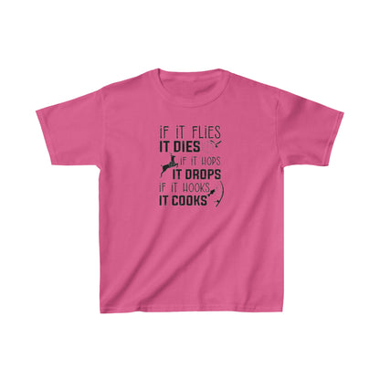 If It Flies It Dies Kids Tee