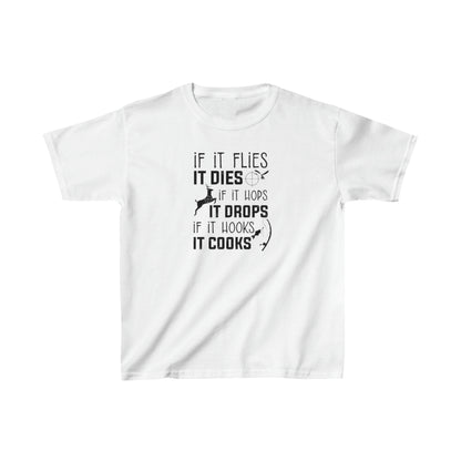 If It Flies It Dies Kids Tee