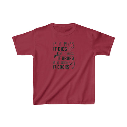 If It Flies It Dies Kids Tee