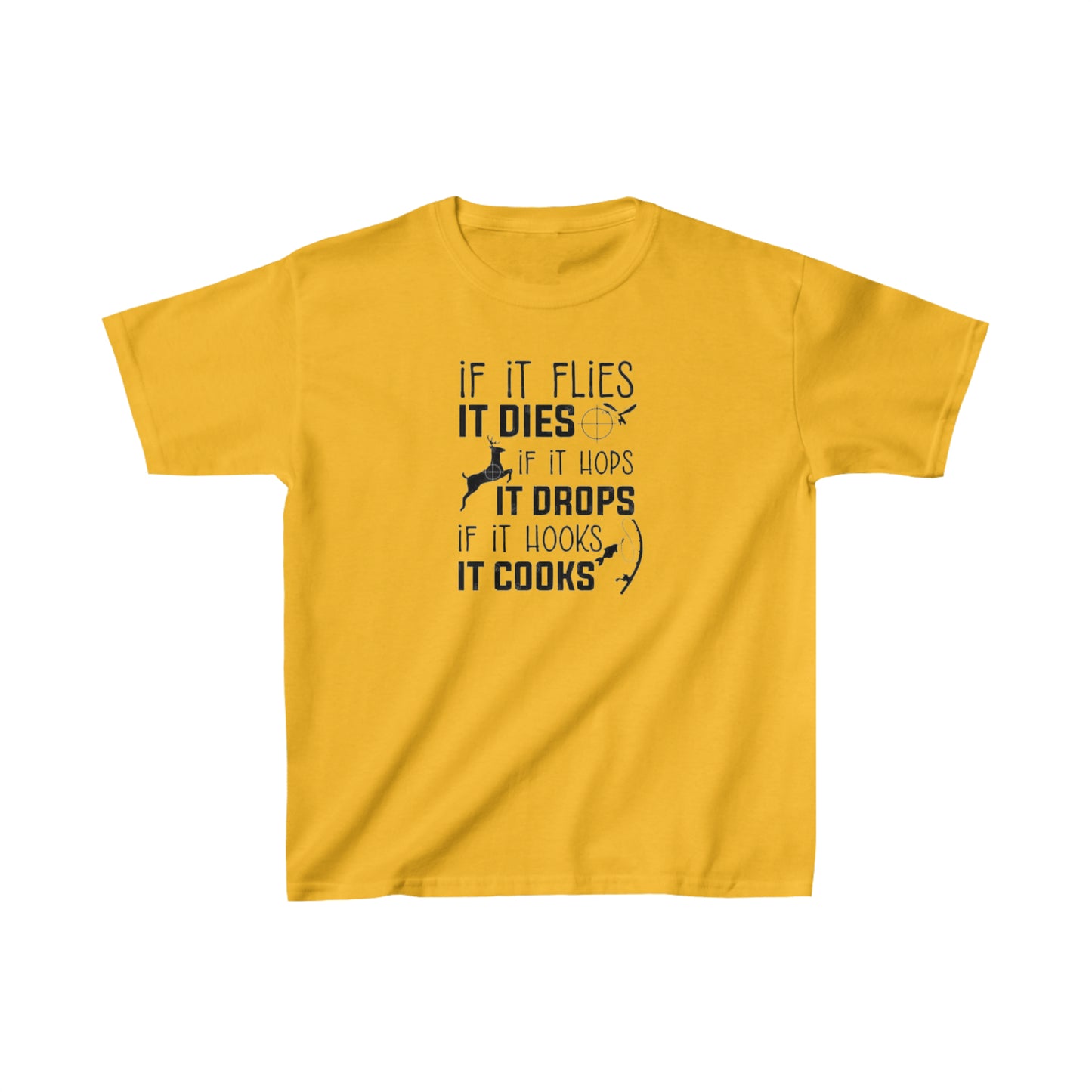 If It Flies It Dies Kids Tee