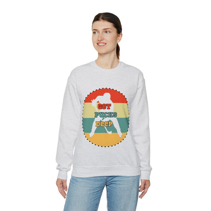 Get Pucks Deep Hockey Sweatshirt