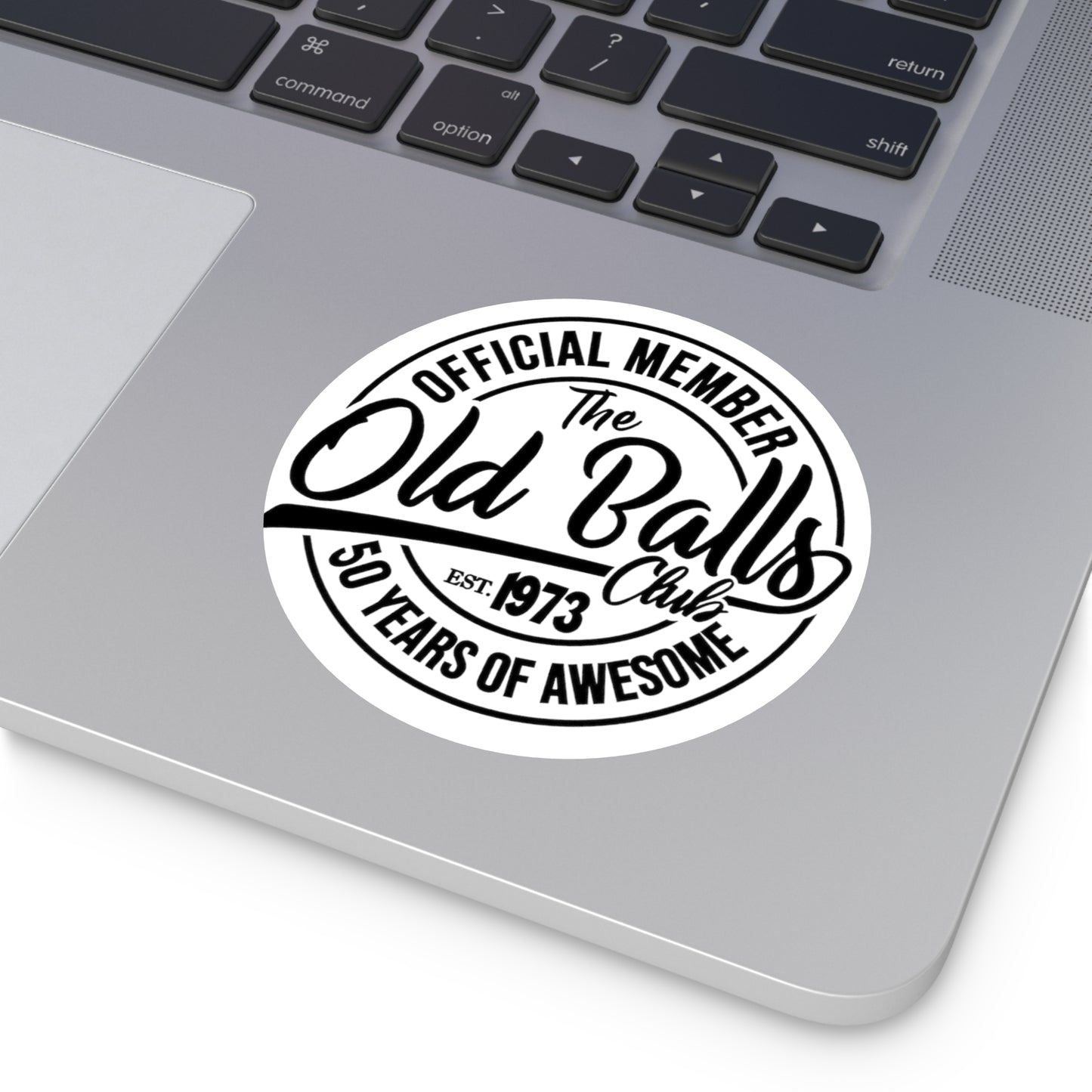 Official Member of Old Balls Club Vinyl Sticker