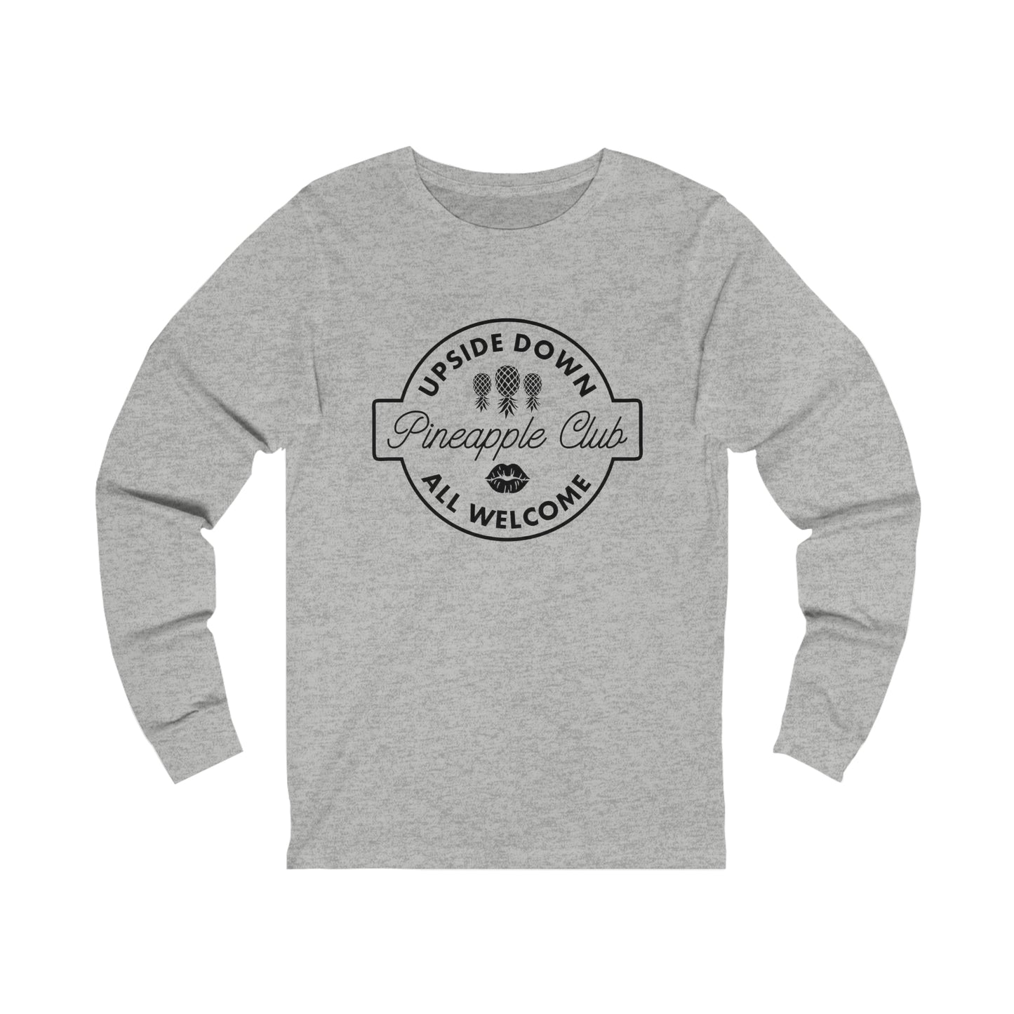 Upside Down Pineapple Club Long Sleeve T-Shirt