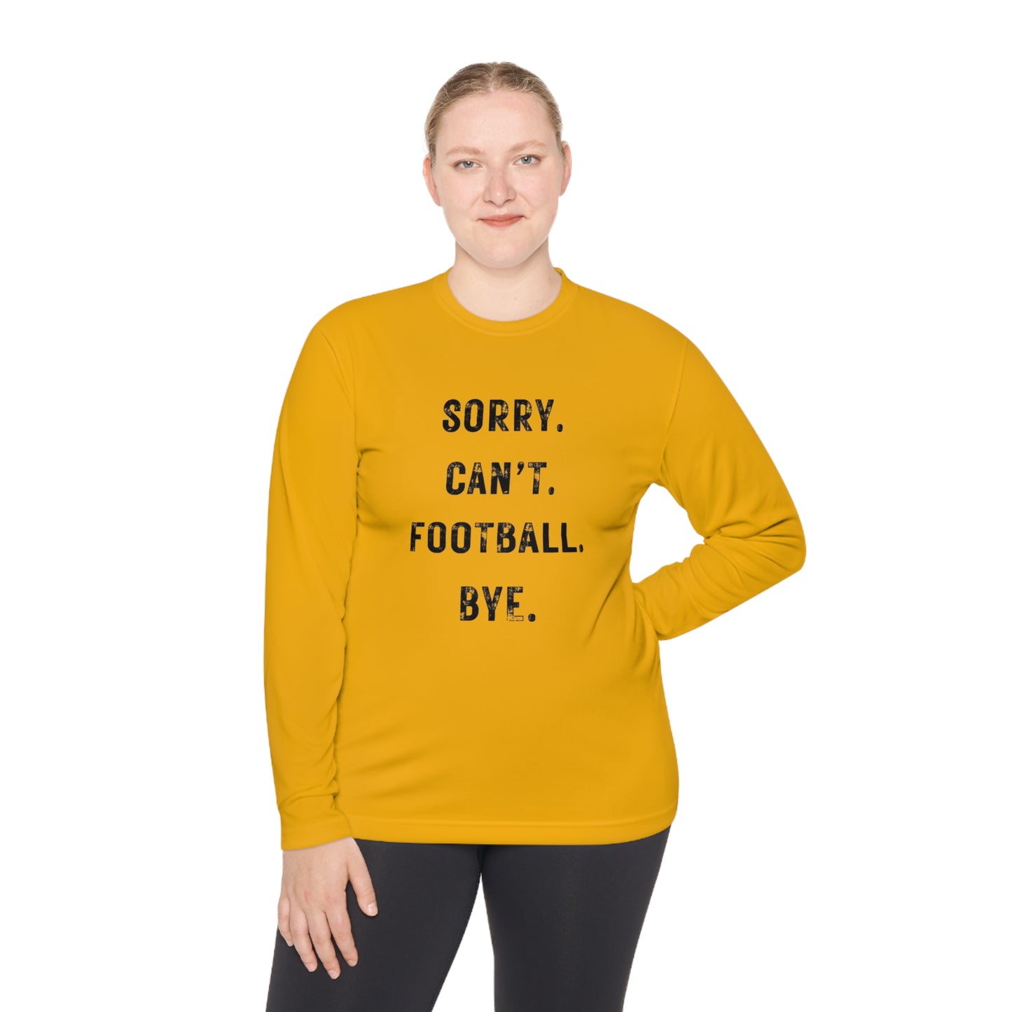 Sorry Can't Football Long Sleeve Tee