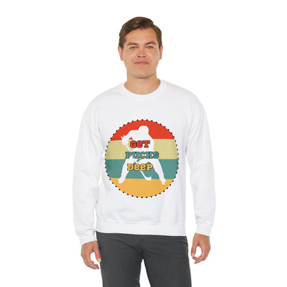 Get Pucks Deep Hockey Sweatshirt