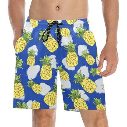 Pineapple Men's Mid-Length Swim Trunks