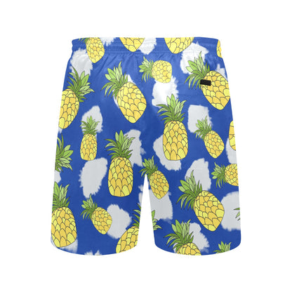 Pineapple Men's Mid-Length Swim Trunks