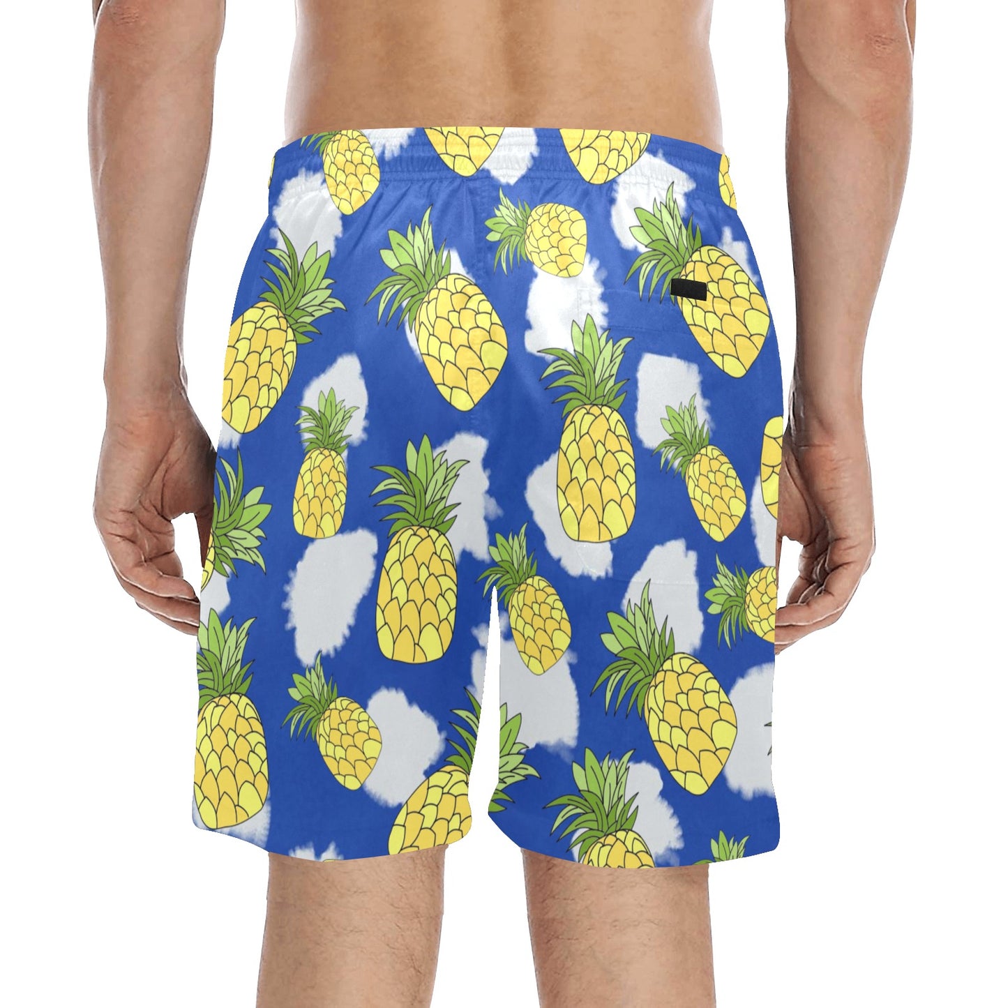 Pineapple Men's Mid-Length Swim Trunks