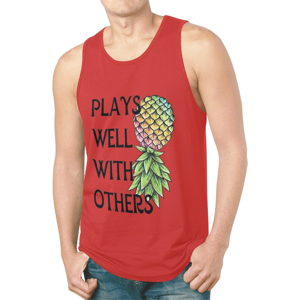 Plays Well With Others Men's Tank Top